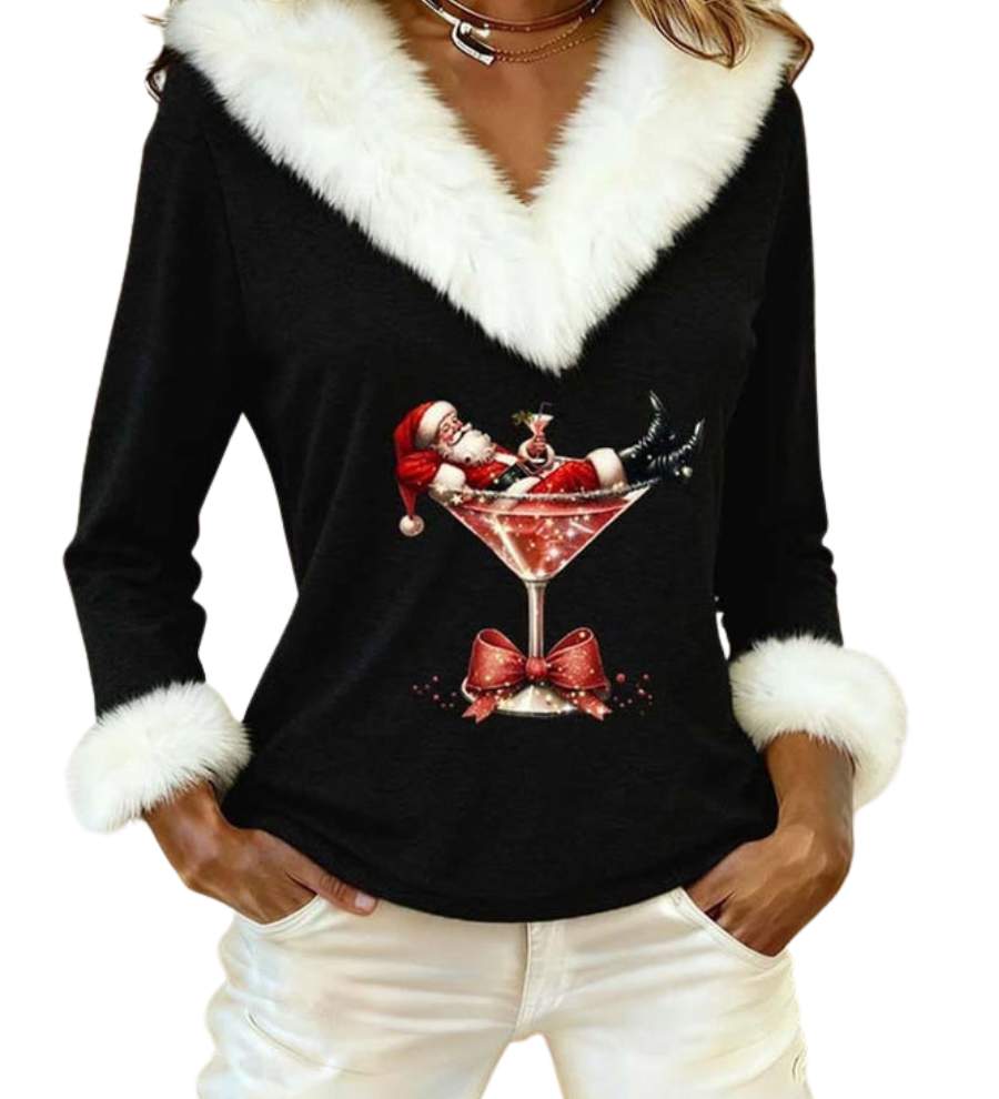 Fiorenza | Χριστουγεννιάτικη Βελούδινη Τοπ