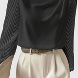 Zaraa Κομψή Μπλούζα με Διάφανες Μανίκες