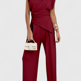 Σοφία Ασύμμετρο Σετ με Ντραπέ Ώμους