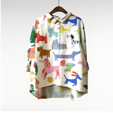 Ειρήνη - Καλλιτεχνική γυναικεία μπλούζα με μακρύ μανίκι