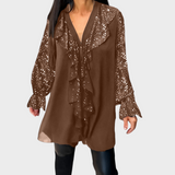 Fatima | Μπλούζες με Ρίγες σε Στερεό Χρώμα