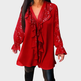 Fatima | Μπλούζες με Ρίγες σε Στερεό Χρώμα