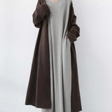 Eudora | κομψό καζουάλ φόρεμα με v λαιμόκοψη