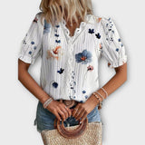 Έμιλι - Μπλούζα μόδας με V λαιμόκοψη