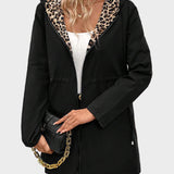 Dionissia | Αναστρέψιμο Μπουφάν με Καπέλο και Λεοπάρ Πατρόν