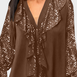 Fatima | Μπλούζες με Ρίγες σε Στερεό Χρώμα