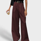 Ίρις | Solid Φαρδύ Μπατζάκι Παντελόνι