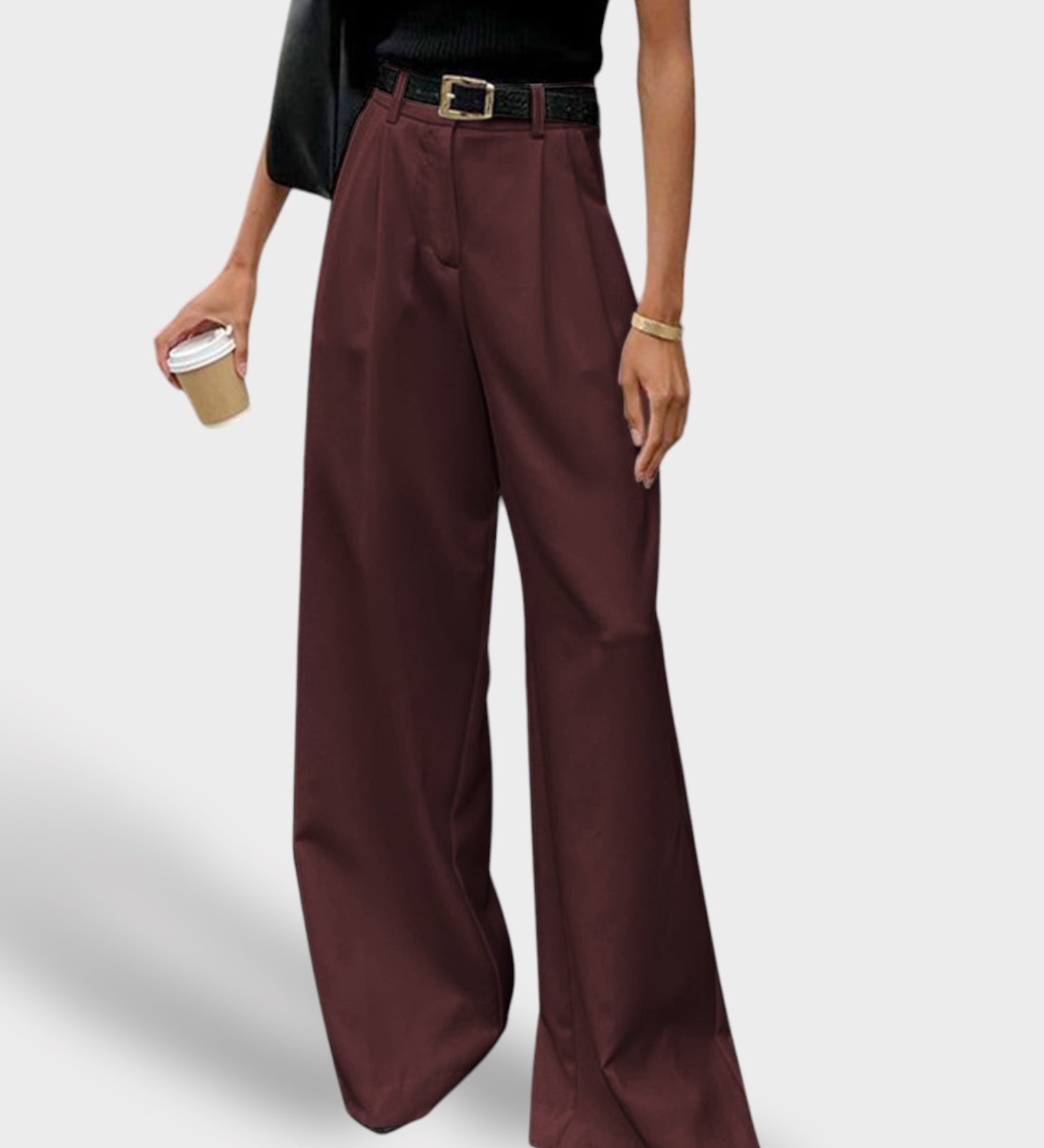 Ίρις | Solid Φαρδύ Μπατζάκι Παντελόνι