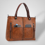 Άρια | Δερμάτινη Τσάντα Ώμου