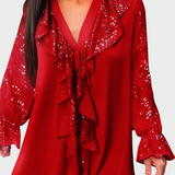 Fatima | Μπλούζες με Ρίγες σε Στερεό Χρώμα