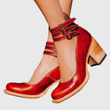 Βερόνικα – Vintage Πέδιλα με Λουράκι στον Αστράγαλο