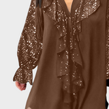 Fatima | Μπλούζες με Ρίγες σε Στερεό Χρώμα