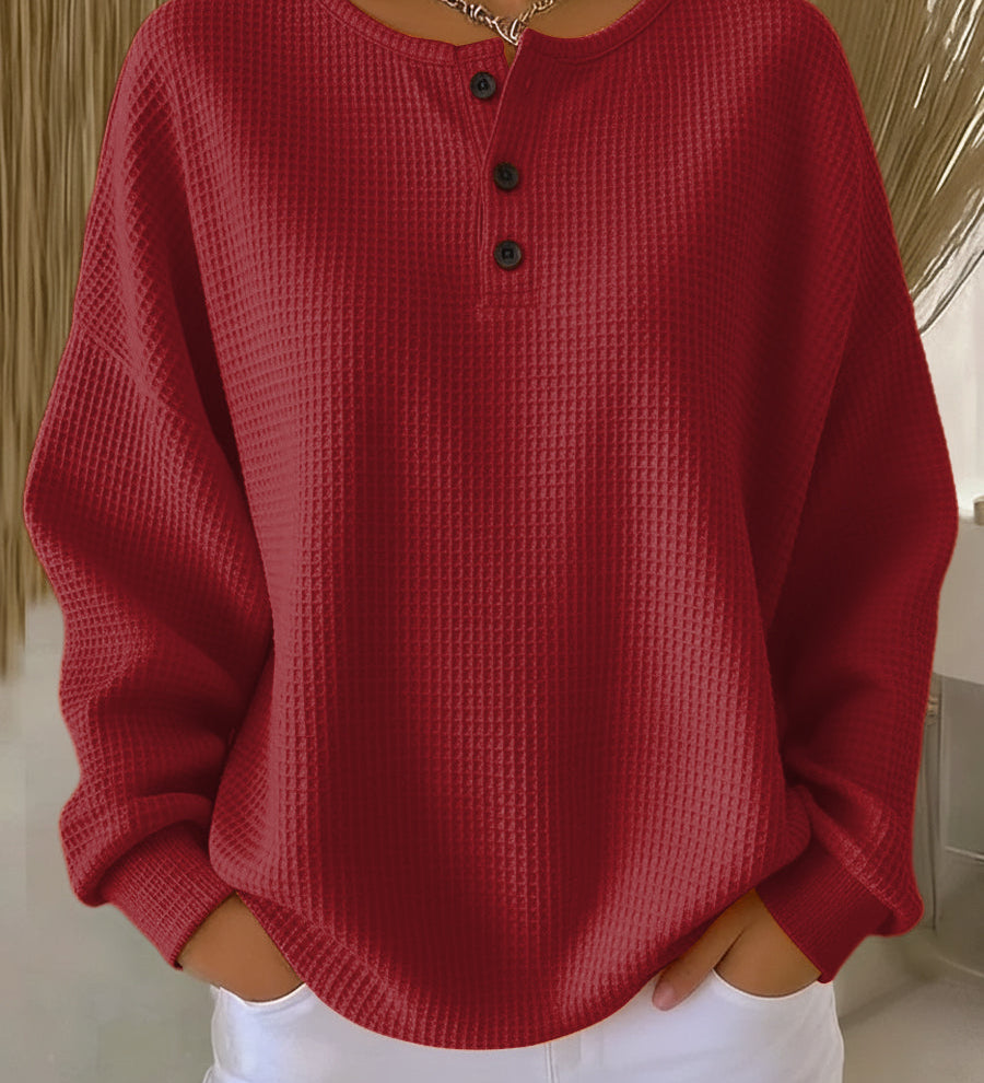 Anne | Χαλαρή μπλούζα με γιακά