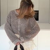 Μαλακό πουλόβερ με ρίγες