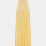 Deia Μάξι Φόρεμα από Δίχτυ με Καμπάνα Μανίκια