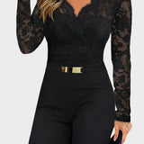 Julienne -Μακρυμάνικη Ολόσωμη Φόρμα με Φερμουάρ στην Πλάτη