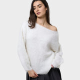 Adalisa | ΠΛΕΚΤΟ ΠΟΥΛΟΒΕΡ - Λευκό