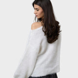 Adalisa | ΠΛΕΚΤΟ ΠΟΥΛΟΒΕΡ - Λευκό