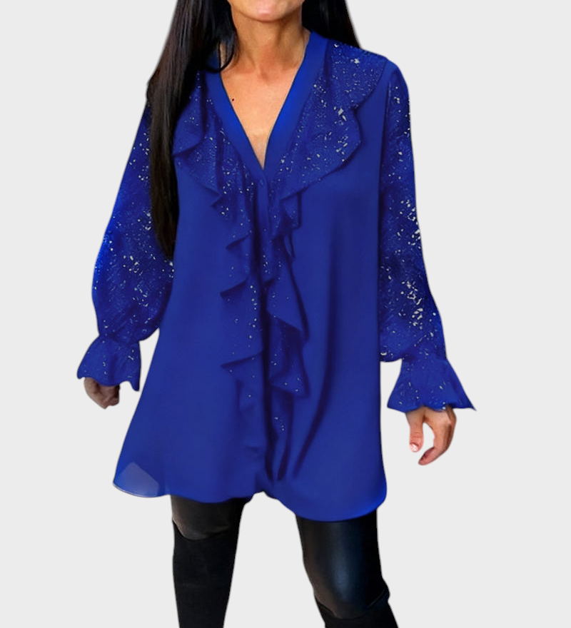 Fatima | Μπλούζες με Ρίγες σε Στερεό Χρώμα