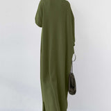 Eudora | κομψό καζουάλ φόρεμα με v λαιμόκοψη