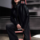 Iris | Κοντό τζάκετ τύπου μοτοσικλέτας από PU