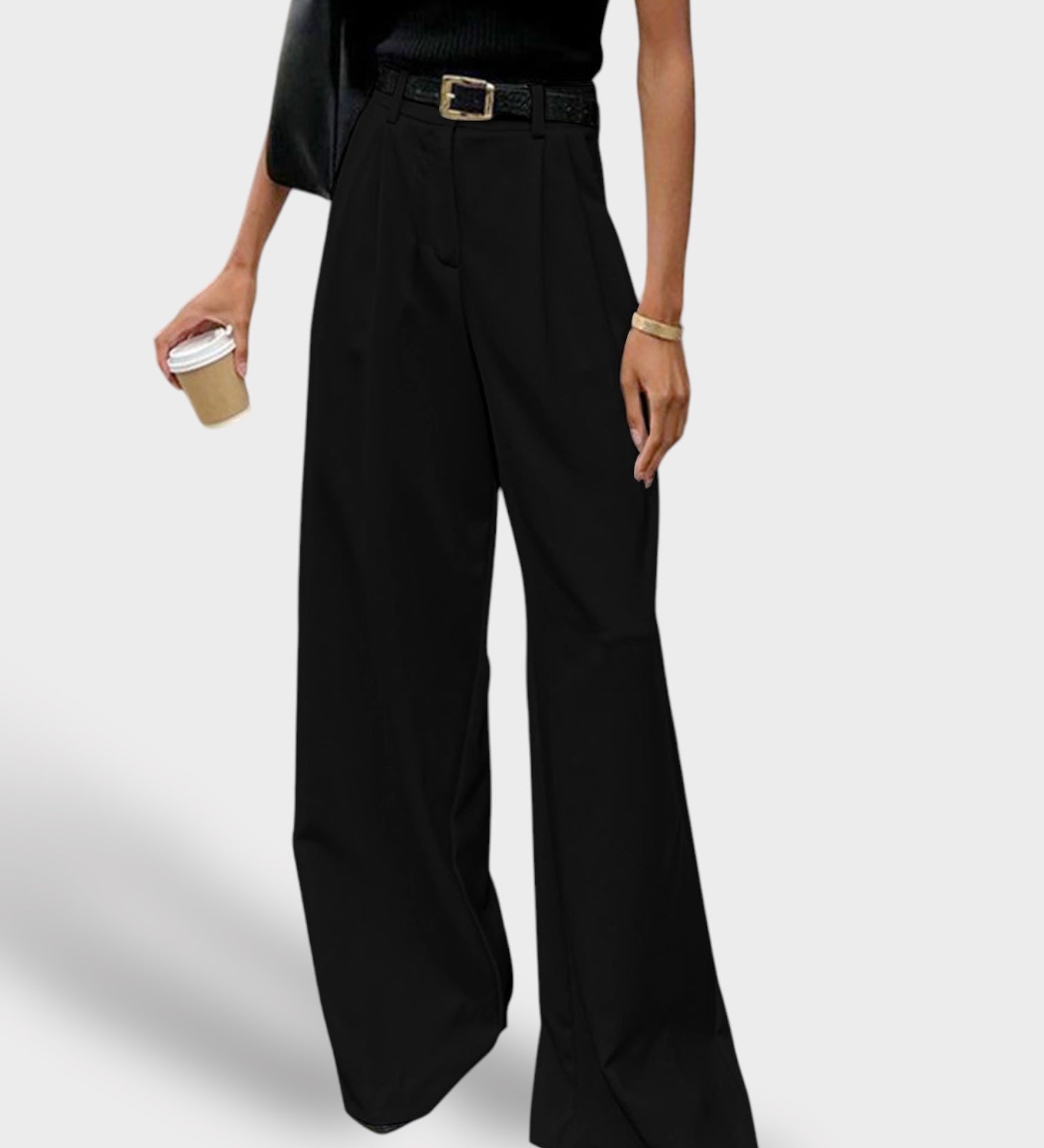 Ίρις | Solid Φαρδύ Μπατζάκι Παντελόνι