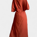 Ainhoa Φόρεμα Καθημερινό με Κόμπο Μπροστά και Ντεκολτέ