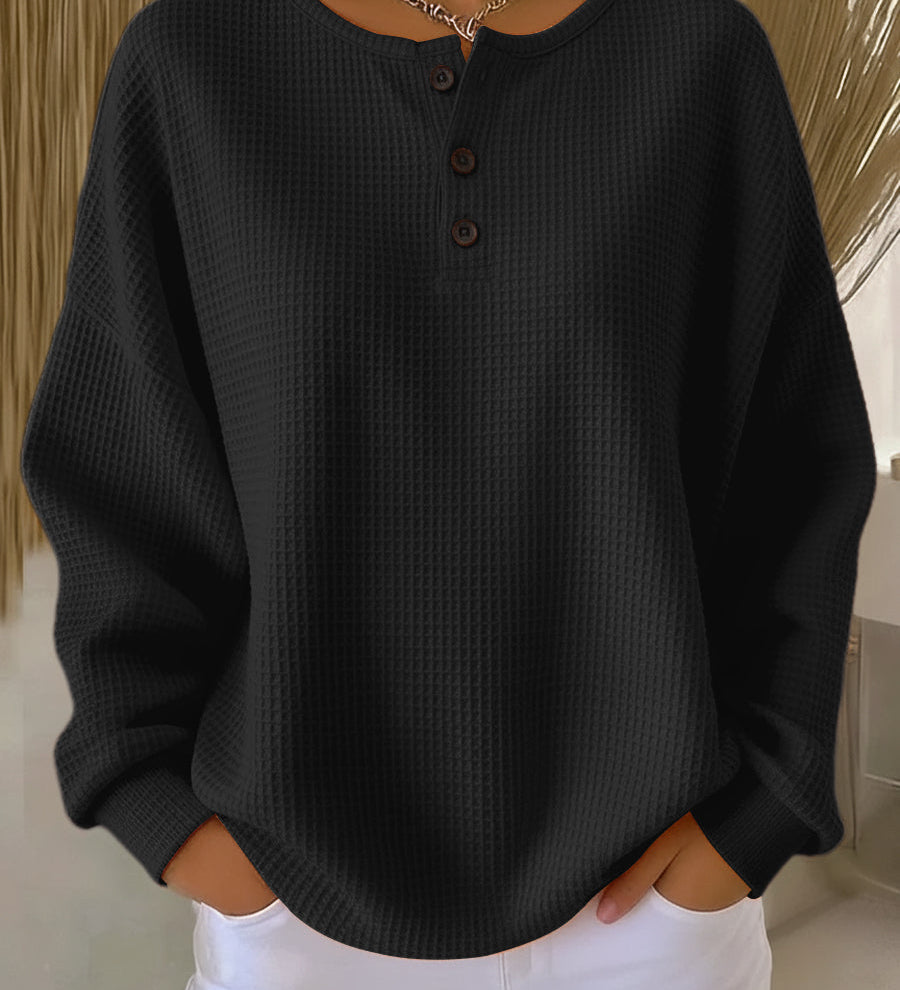 Anne | Χαλαρή μπλούζα με γιακά