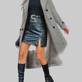 Mila διπλόφαρδο μάλλινο παλτό