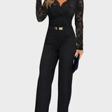 Julienne -Μακρυμάνικη Ολόσωμη Φόρμα με Φερμουάρ στην Πλάτη