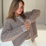 Μαλακό πουλόβερ με ρίγες