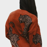 Wanda | Πουλόβερ Τίγρης σε Σκουριά (Rust)