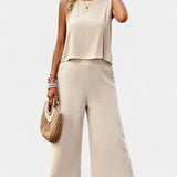 Lavinia Boho Σετ με Αέρινο Τοπ και Σορτς από Λινό και Βαμβάκι