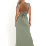 Reniva - Γλυπτό Μάξι Φόρεμα