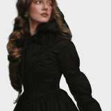 Victoria - Ασπρόμαυρο μπουφάν πούπουλο Warrior