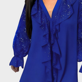 Fatima | Μπλούζες με Ρίγες σε Στερεό Χρώμα