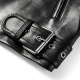 Iris | Κοντό τζάκετ τύπου μοτοσικλέτας από PU