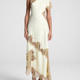 Σόρι | Σατέν και Δαντέλα Μάξι Φόρεμα