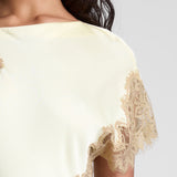 Σόρι | Σατέν και Δαντέλα Μάξι Φόρεμα