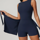 Lemilla™ Φόρεμα Τένις με Ψηλό Λαιμό