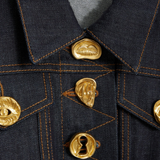 Annema - Τζιν Τζάκετ με Κουμπιά και Διακοσμητικά Στοιχεία (Buttoned Embellished Denim Jacket)