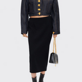 Annema - Τζιν Τζάκετ με Κουμπιά και Διακοσμητικά Στοιχεία (Buttoned Embellished Denim Jacket)