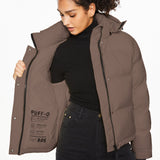 Beth - Κοντό ισοθερμικό πουπουλένιο μπουφάν Aurora (Aurora Cropped Thermal Down Puffer Jacket)