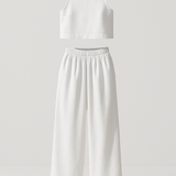 Avelina Μινιμαλιστικό Σετ από Ανάλαφρο Βαμβάκι και Λινό