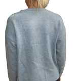 Alexa | Γκρι Άνετο Πλεκτό με Δέσιμο Μπροστά (Cozy Grey Tie-Front Knit Sweater)