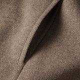 Angelique | Υπερμεγέθης Βουρτσισμένος Μακρύ Παλτό με Ζώνη