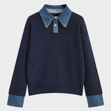 Tiffany | 2 σε 1 Πάνελ Πουλόβερ με Γιακά