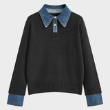 Tiffany | 2 σε 1 Πάνελ Πουλόβερ με Γιακά