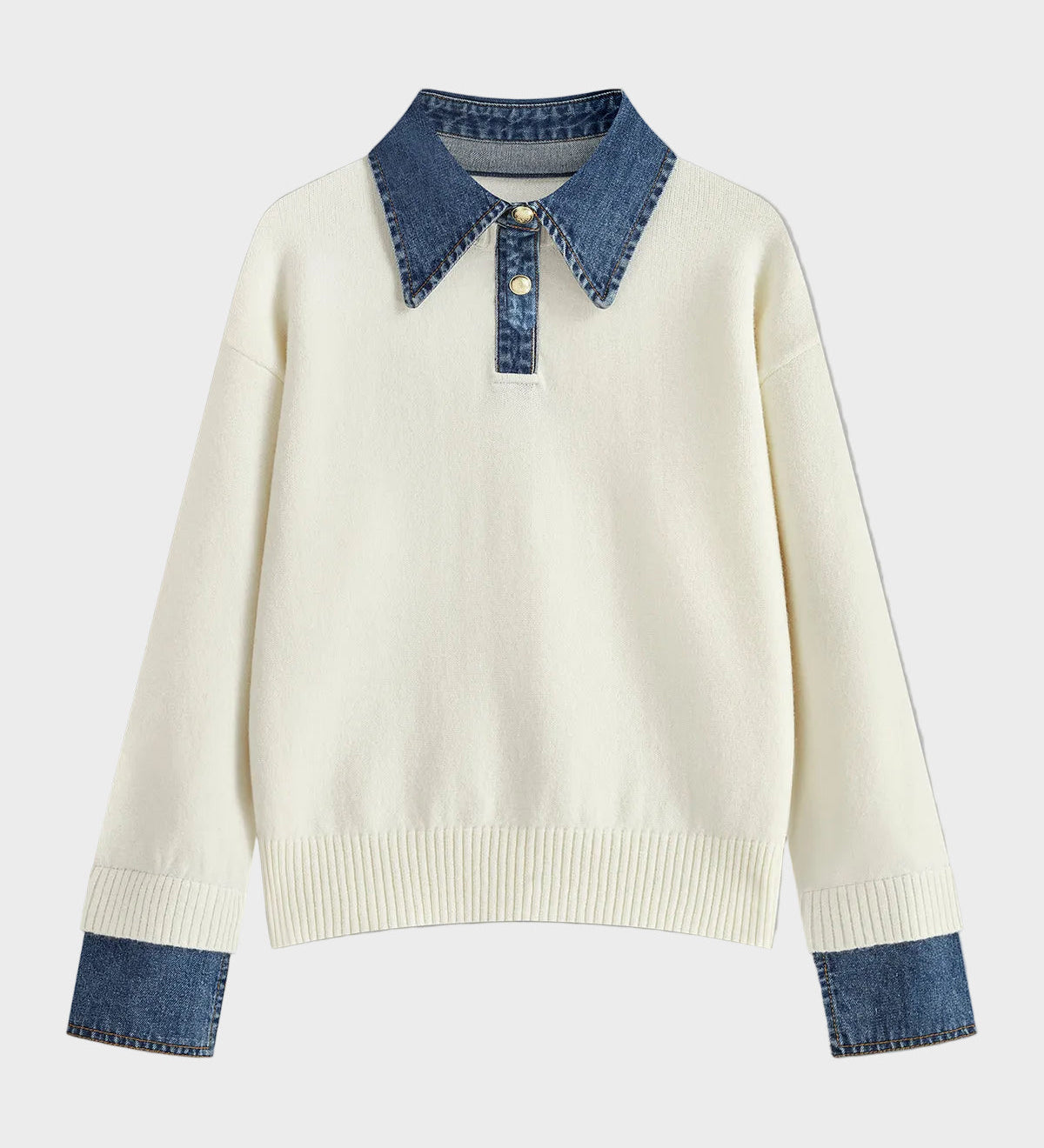 Tiffany | 2 σε 1 Πάνελ Πουλόβερ με Γιακά