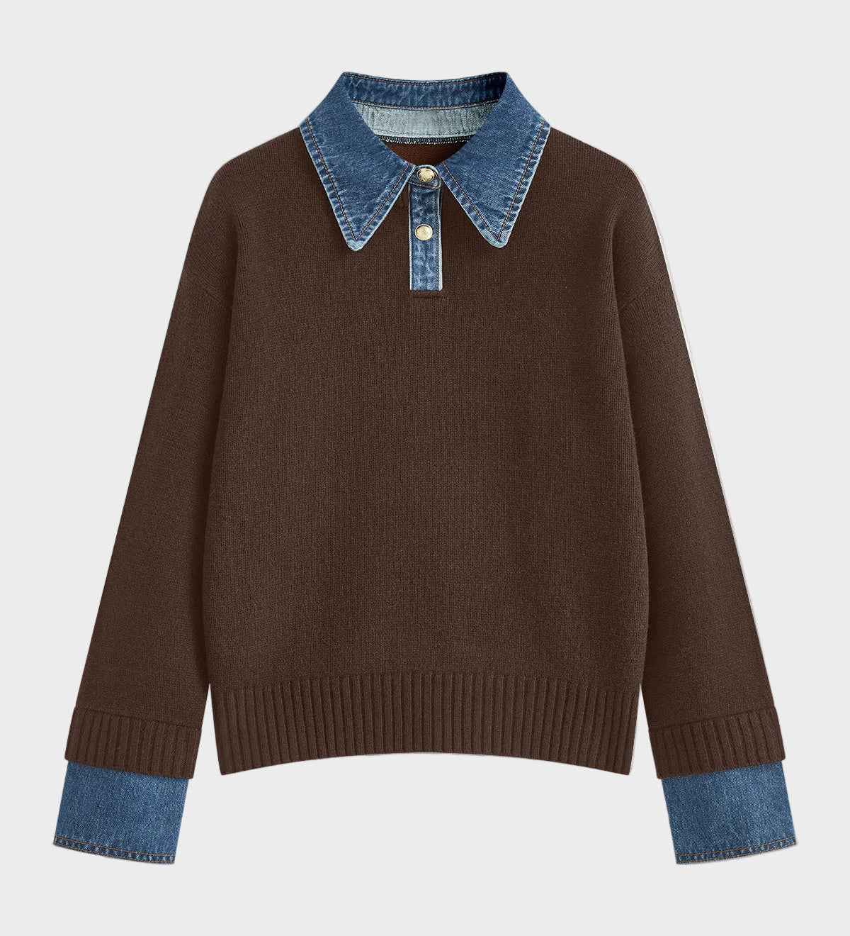 Tiffany | 2 σε 1 Πάνελ Πουλόβερ με Γιακά